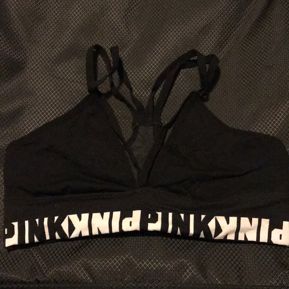 PINK Black Sports Bra